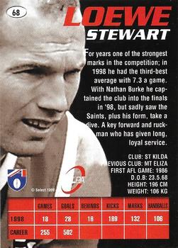 1999 Select AFL Premiere #68 Stewart Loewe Back